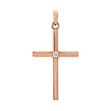 Birthstone Cross Pendant