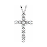 Accented Cross Pendant