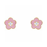 Youth Enamel Flower Earrings