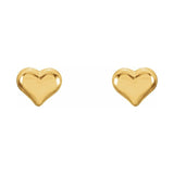 Youth Puffed Heart Earrings
