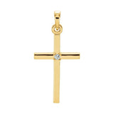 Birthstone Cross Pendant