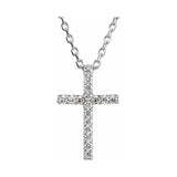 Petite Cross Necklace or Pendant