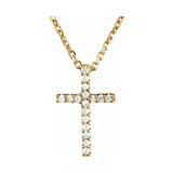 Petite Cross Necklace or Pendant