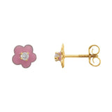 Youth Enamel Flower Earrings