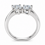 Various Shapes Contemporary Engagement Ring