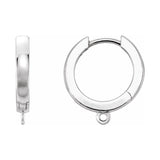Hinged Hoop Earring Top
