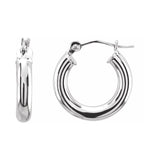 Tube Hoop Earrings