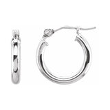 Tube Hoop Earrings