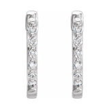 Accented Hoop Earrings