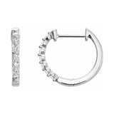 Accented Hoop Earrings