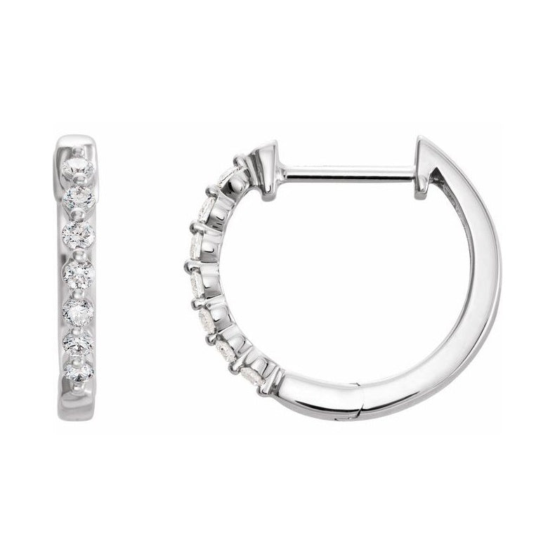 Accented Hoop Earrings