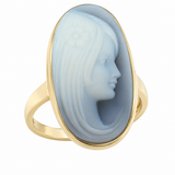 Estate 14k Yellow Gold Cameo Ring