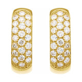 Pavé-Style Hoop Earrings