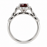 Round Halo Engagement Ring