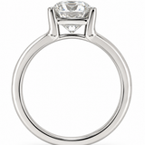 Cushion Solitare Engagement Ring