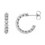 Accented Hoop Earrings