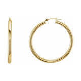 Tube Hoop Earrings