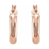 Tube Hoop Earrings