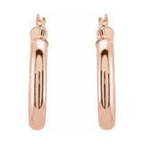 Tube Hoop Earrings