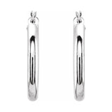 Tube Hoop Earrings