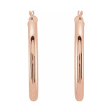 Tube Hoop Earrings