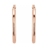 Tube Hoop Earrings