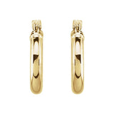 Tube Hoop Earrings