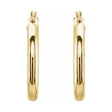 Tube Hoop Earrings