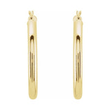 Tube Hoop Earrings