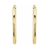 Tube Hoop Earrings
