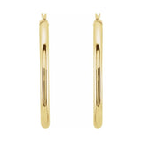 Tube Hoop Earrings