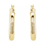 Tube Hoop Earrings