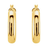 Tube Hoop Earrings