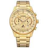 Citizen Gold Tone Stainless Steel Quartz Watch