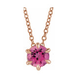 Solitaire Necklace or Slide Pendant