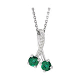 Two-Stone Necklace or Pendant