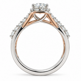 Pear Halo Engagement Ring