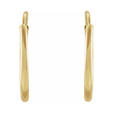 Flexible Endless Tube Hoop Earrings