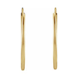 Flexible Endless Tube Hoop Earrings