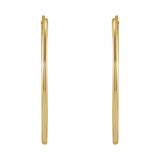 Flexible Endless Tube Hoop Earrings
