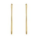 Flexible Endless Tube Hoop Earrings