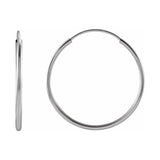 Flexible Endless Tube Hoop Earrings