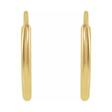 Flexible Endless Tube Hoop Earrings