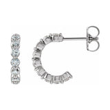 Accented Hoop Earrings