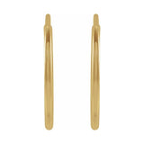 Flexible Endless Tube Hoop Earrings