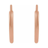 Flexible Endless Tube Hoop Earrings
