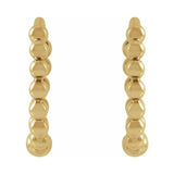 Beaded Hoop Earrings