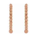 Beaded Hoop Earrings