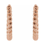 Rope Hoop Earrings