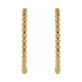 Beaded Hoop Earrings